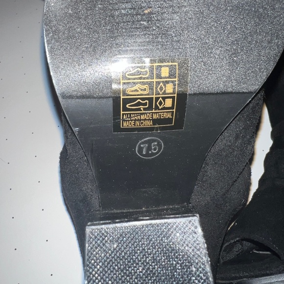 Peep Toe Ankle Booties - Picture 4 of 5